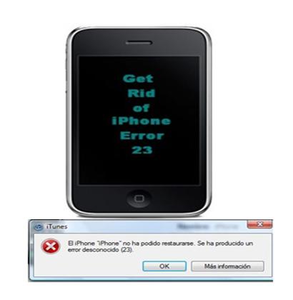 iPhone Error 23