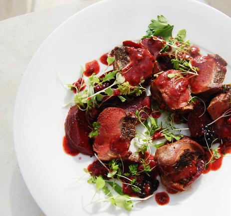 Pigeon Salad with Raspberries Recipe