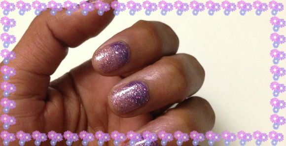 How to Make Gradient Glitter Nails