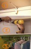 How to install a closet shelf and rod