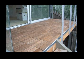 How to install deck tiles