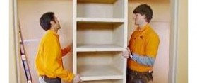 How to install solid closet shelves