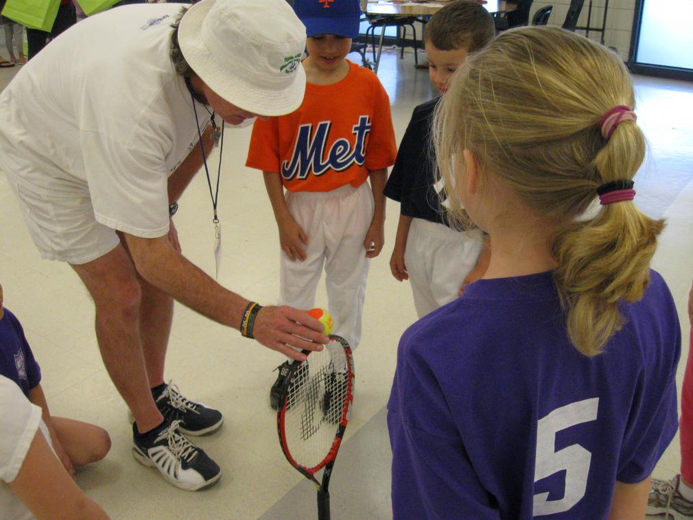 How to teach tennis skills to children