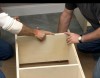 How to install a door bookcase