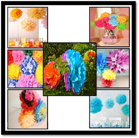 Tissue Paper Flowers