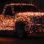 Car with Christmas Lights