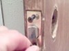 How to replace a door lock set