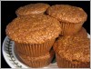 Cooked Banana Wheat Bran Muffins