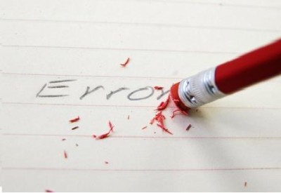 Bank Account error correction Letter