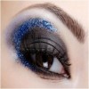 Blue and Black Eye Makeup
