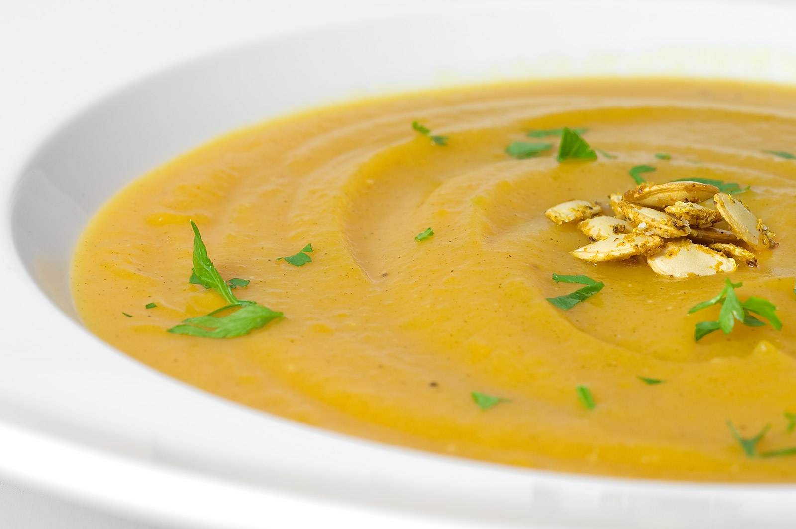 Curried Butternut Squash Soup, yummy