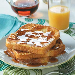 Eggnog French toast