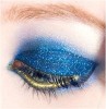 Glittery Blue Eyeshadow