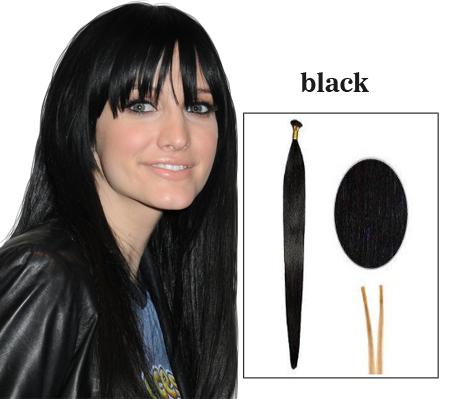 Applying Black Hair Extensions