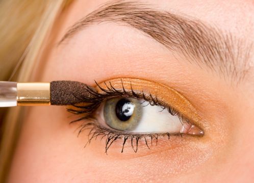 Applying Crease Eyeshadow