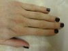 transparent black nail paint