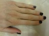 transparent black nail paint