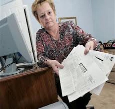 Woman with Documents
