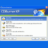 Interface of CDBurnerXP