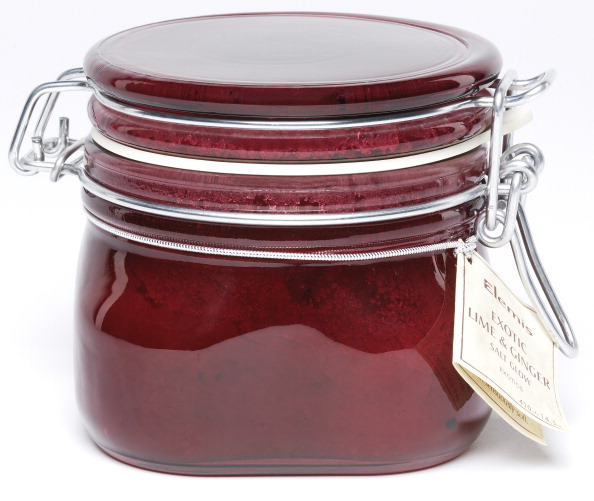 Ginger and lime body scrub