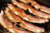 Frying bacon