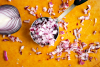 Minced red onion