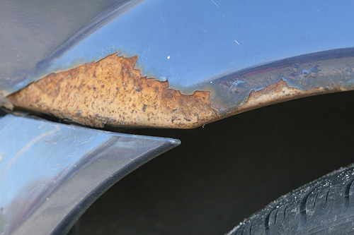 Corrosion on the Car