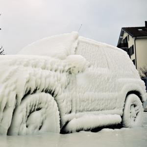 Frozen Car Door