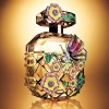 Decorated perfume bottle