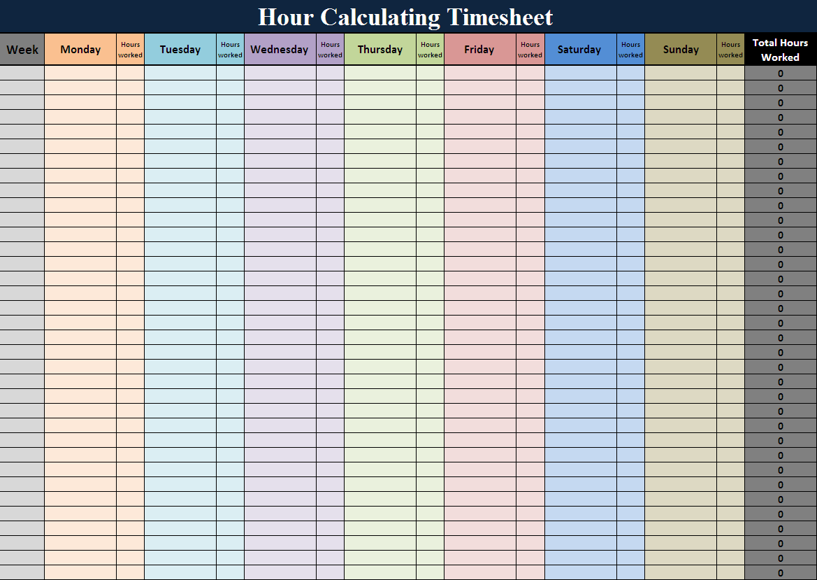 How to Calculate Time sheets