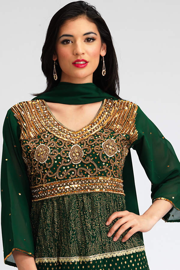 Converting an Indian Salwar Top into a Dress