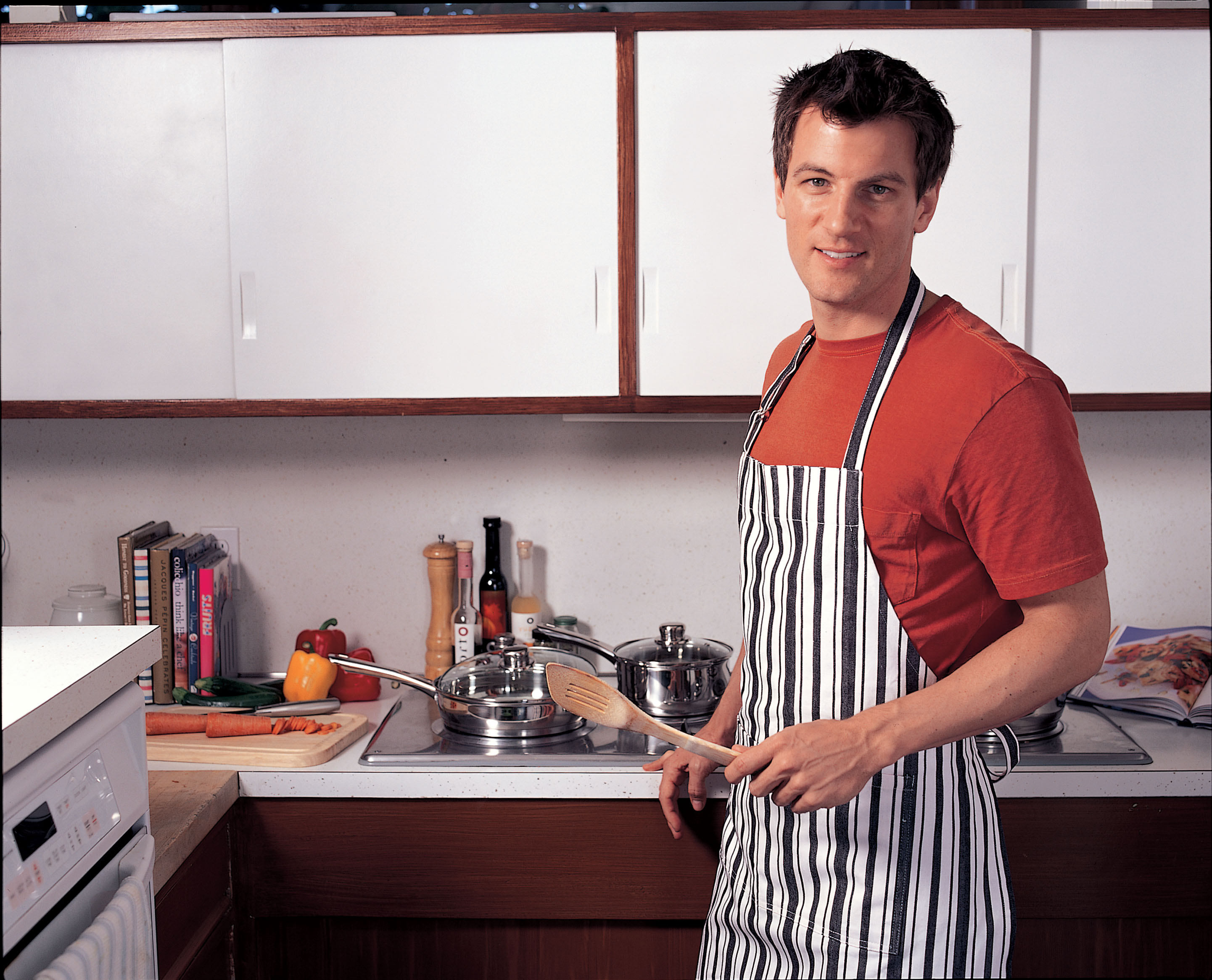 Boy ready to cook