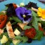 Real Edible Flowers Salad