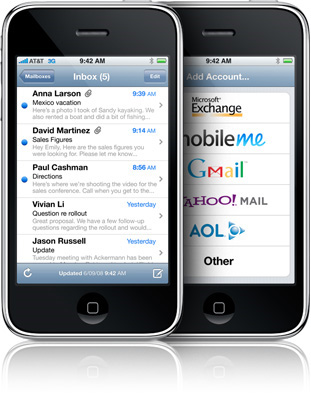 Mass Email on an iPhone