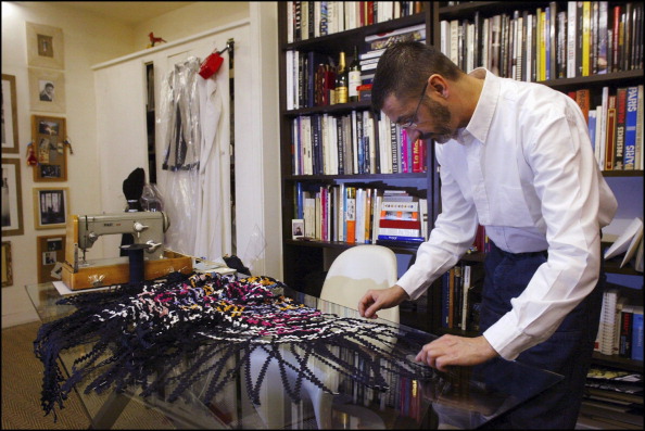 French Designer Franck Sorbier, Receives Official Label Haute Couture On January 8, 2005 In Paris, France