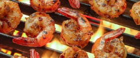 Grilled shrimps