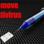 Uninstall antivirus software