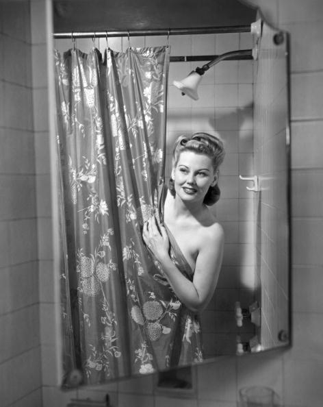 Woman in shower