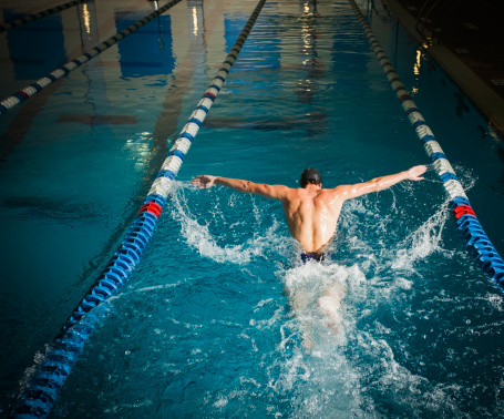 Man swimming