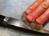 Deveining shrimps
