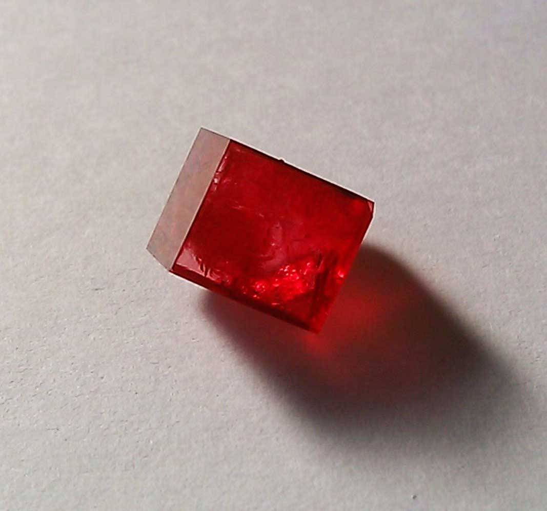 A red crystal