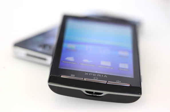 Sony Ericsson Xperia X10 smartphone running Android operating system