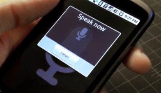 Android phone's voice input feature