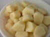 Peel and slice potatoes