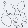 paper leaf sketch