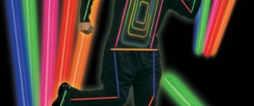 Glowstick Stick Costume looks great