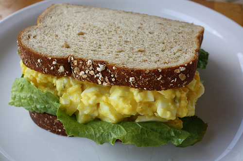 Spicy Egg Salad Sandwich
