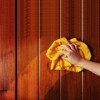 Cleaning wood panelling