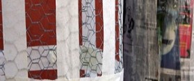 Mache Paper over chicken wire