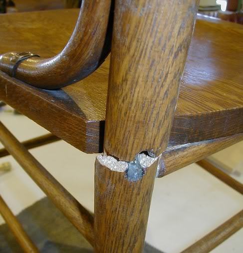 Repairing the Wooden Chair Legs